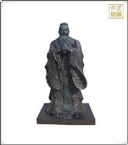 校園雕塑孔子|校園孔子雕塑