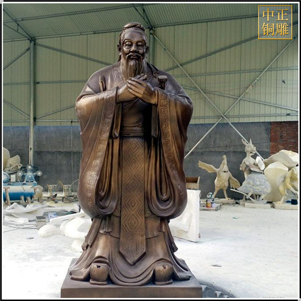 校園孔子像擺件